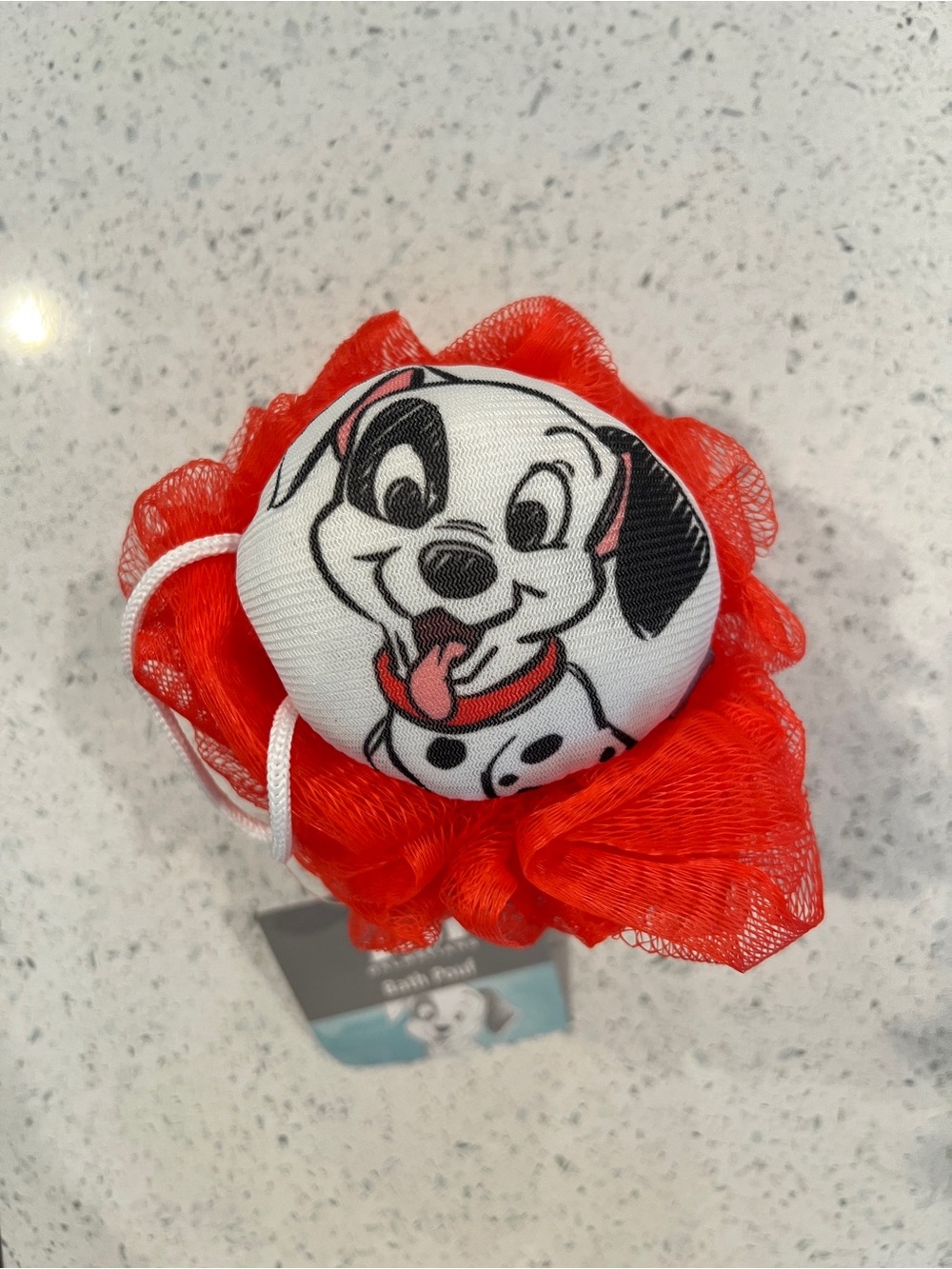 Disney Red Dalmatian Bath Pouf